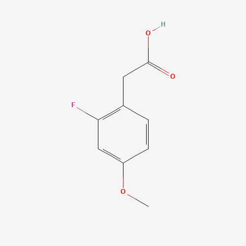 2-Fluoro-4-methoxyphenylacetic acid (CAS: 883531-28-0) - Chemical Structure and Molecular Formula 