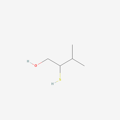 2-Mercapto-3-methyl-1-butanol (CAS: 116229-37-9) - Chemical Structure and Molecular Formula 