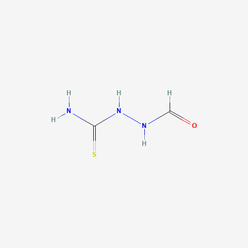 1-formylthiosemicarbazide (CAS: 2302-84-3) - Chemical Structure and Molecular Formula 