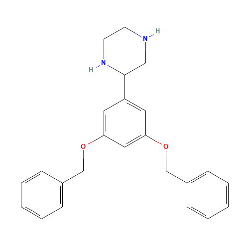 2-(3,5-DIBENZYLOXYPHENYL)PIPERAZINE (CAS: 65709-43-5) - Related Chemical Product
