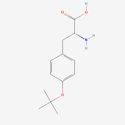 H-D-TYR(TBU)-OH (CAS: 186698-58-8) - Chemical Structure and Molecular Formula 