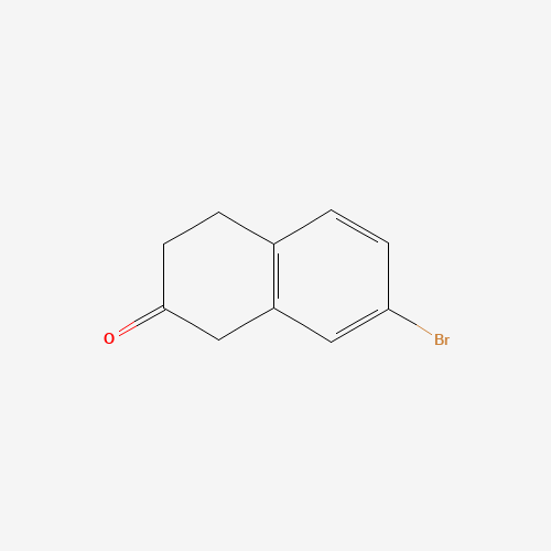 7-Bromo-2-tetralone (CAS: 132095-54-6) - Chemical Structure and Molecular Formula 