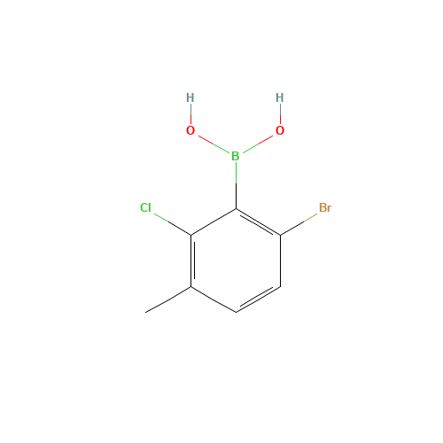 6-Bromo-2-chloro-3-methylphenylboronic acid (CAS: 957120-28-4) - Related Chemical Product