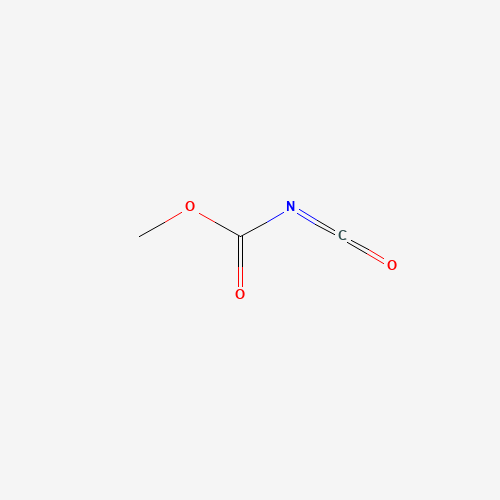 METHYL ISOCYANATOFORMATE (CAS: 5843-42-5) - Chemical Structure and Molecular Formula 