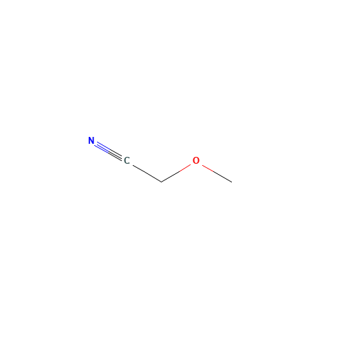 Methoxyacetonitrile (CAS: 1738-36-9) - Chemical Structure and Molecular Formula 