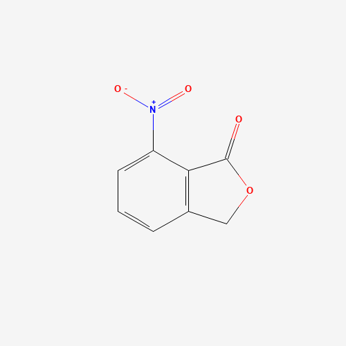7-NITROISOBENZOFURAN-1(3H)-ONE (CAS: 42760-46-3) - Chemical Structure and Molecular Formula 
