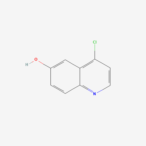 4-Chloro-6-hydroxyquinoline (CAS: 148018-29-5) - Chemical Structure and Molecular Formula 