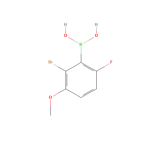 2-Bromo-6-fluoro-3-methoxyphenylboronic acid (CAS: 957062-89-4) - Related Chemical Product