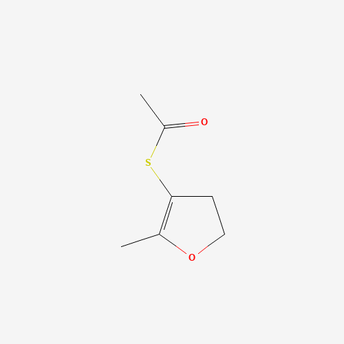S-(4,5-dihydro-2-methyl-3-furyl) ethanethioate (CAS: 26486-14-6) - Chemical Structure and Molecular Formula 