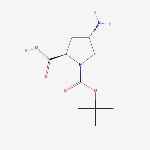 (2R,4S)-1-BOC-4-AMINO-PYRROLIDINE-2-CARBOXYLIC ACID (CAS: 132622-78-7) - Related Chemical Product