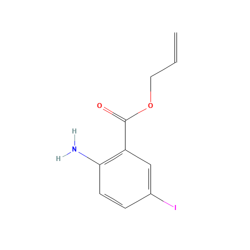 allyl 2-amino-5-iodobenzoate (CAS: 1131605-37-2) - Chemical Structure and Molecular Formula 