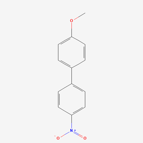 4-Methoxy-4'-nitrobiphenyl (CAS: 2143-90-0) - Chemical Structure and Molecular Formula 