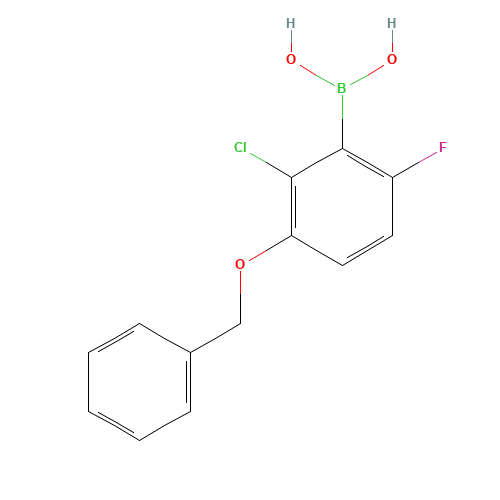 3-(Benzyloxy)-2-chloro-6-fluorophenylboronic acid (CAS: 957062-67-8) - Related Chemical Product