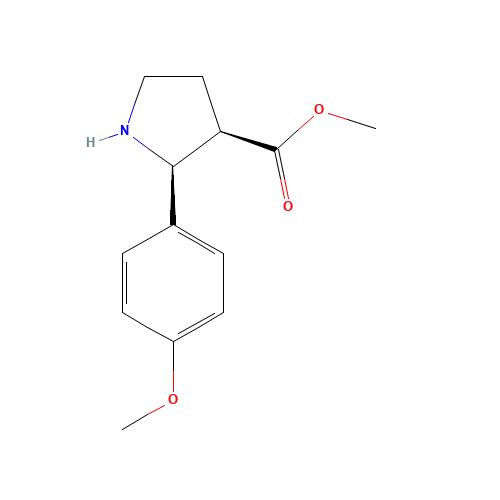(2S,3R)-methyl 2-(4-methoxyphenyl)pyrrolidine-3-carboxylate (CAS: 748777-12-0) - Related Chemical Product