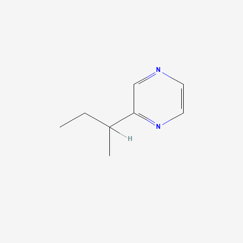 2-SECBUTYL PYRAZINE (CAS: 124070-52-6) - Chemical Structure and Molecular Formula 