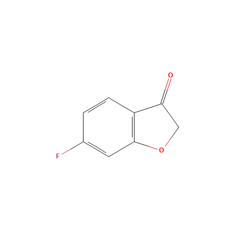 6-Fluoro-3(2H)-benzofuranone (CAS: 351528-80-8) - Chemical Structure and Molecular Formula 