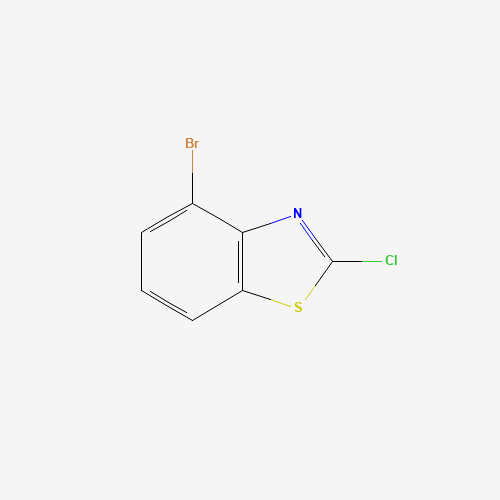 2-Chloro-4-bromobenzothiazole (CAS: 182344-57-6) - Chemical Structure and Molecular Formula 