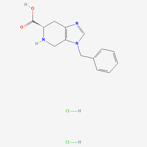 (S)-4,5,6,7-Tetrahydro-3-phenylmethyl-3H-imidazo[4,5-c]pyridine-6-carboxylic acid dihydrochloride (CAS: 114788-05-5) - Related Chemical Product