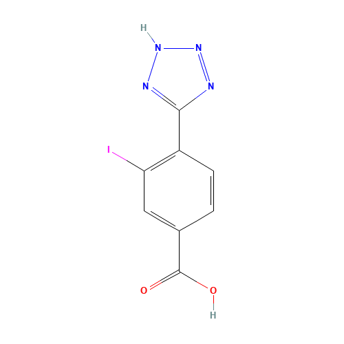3-iodo-4-(1H-tetrazol-5-yl)benzoic acid (CAS: 1131588-15-2) - Related Chemical Product