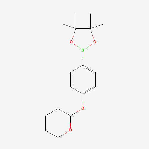 4-(tetrahydro-2H-pyran-2-yloxy)phenylboronic acid pinacol ester (CAS: 889865-38-7) - Related Chemical Product