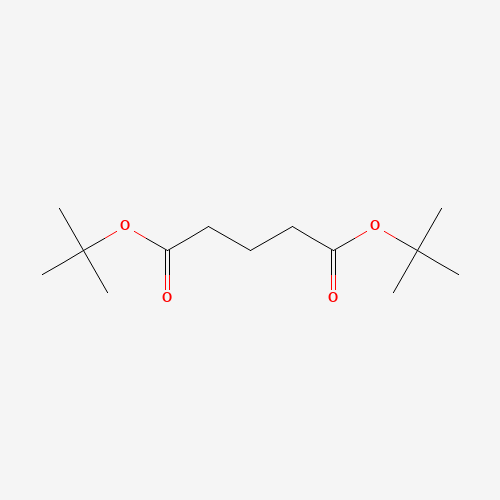 di-tert-butyl glutarate (CAS: 43052-39-7) - Chemical Structure and Molecular Formula 