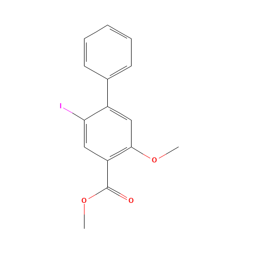 methyl 2-iodo-5-methoxybiphenyl-4-carboxylate (CAS: 1131587-53-5) - Related Chemical Product