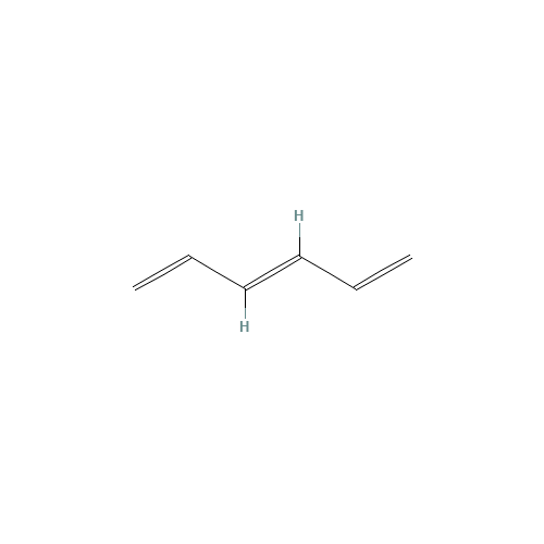 1,3,5-HEXATRIENE (CAS: 2235-12-3) - Chemical Structure and Molecular Formula 