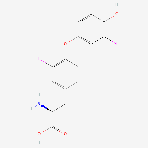 O-(4-hydroxy-3-iodophenyl)-3-iodo-L-tyrosine (CAS: 4604-41-5) - Related Chemical Product