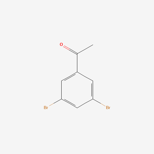3,5-Dibromoacetophenone (CAS: 14401-73-1) - Chemical Structure and Molecular Formula 