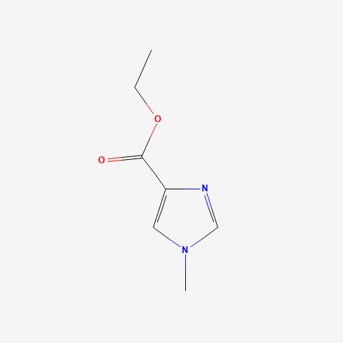Ethyl 1-methyl-1H-imidazole-4-carboxylate (CAS: 41507-56-6) - Chemical Structure and Molecular Formula 