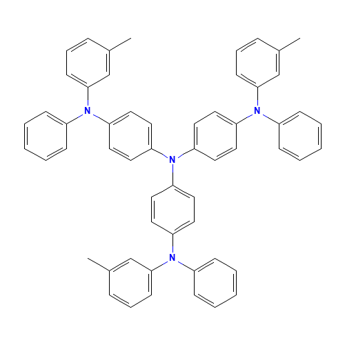 4,4',4''-Tris(N-3-methylphenyl-N-phenylamino)triphenylamine (CAS: 124729-98-2) - Related Chemical Product