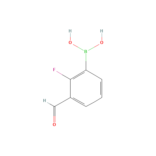2-FLUORO-3-FORMYLPHENYLBORONIC ACID (CAS: 849061-98-9) - Related Chemical Product