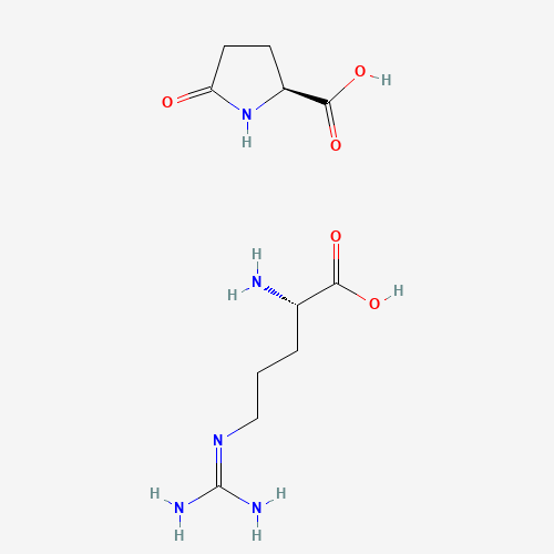 L-Arginine-L-pyroglutamate (CAS: 56265-06-6) - Chemical Structure and Molecular Formula 