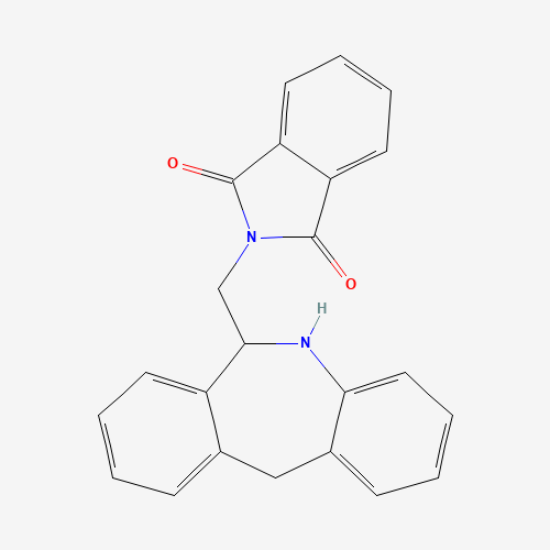 6-(Phthalimidomethyl)-6,11-dihydro-5H-dibenz[b,e]azepine (CAS: 143878-20-0) - Chemical Structure and Molecular Formula 