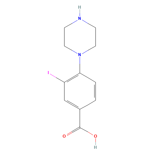 3-iodo-4-(piperazin-1-yl)benzoic acid (CAS: 1131614-93-1) - Related Chemical Product