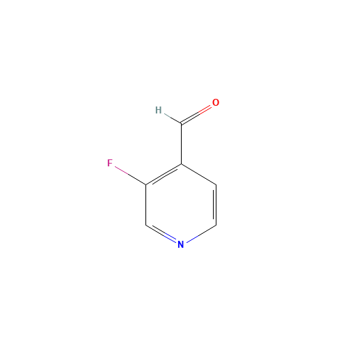 3-FLUOROISONICOTINALDEHYDE (CAS: 40273-47-0) - Chemical Structure and Molecular Formula 