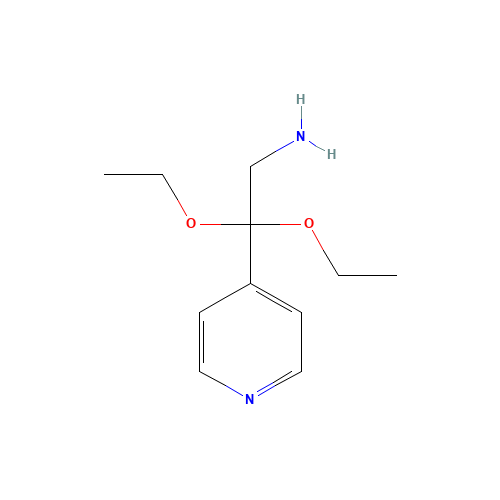 2,2-Diethoxy-2-(4-pyridyl)ethylamine (CAS: 74209-44-2) - Related Chemical Product