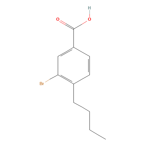 3-bromo-4-butylbenzoic acid (CAS: 1131615-06-9) - Related Chemical Product