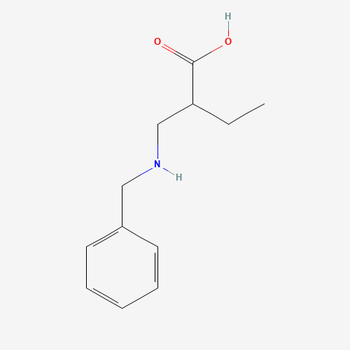 1-Benzyl-3-azetidinecarboxylic acid (CAS: 854431-12-2) - Chemical Structure and Molecular Formula 
