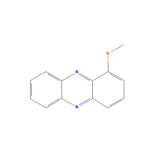 1-METHOXYPHENAZINE (CAS: 2876-17-7) - Chemical Structure and Molecular Formula 