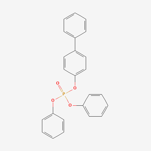 4-Biphenylol diphenyl phosphate (CAS: 17269-99-7) - Chemical Structure and Molecular Formula 