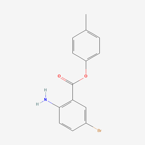 p-tolyl 2-amino-5-bromobenzoate (CAS: 1131587-76-2) - Chemical Structure and Molecular Formula 