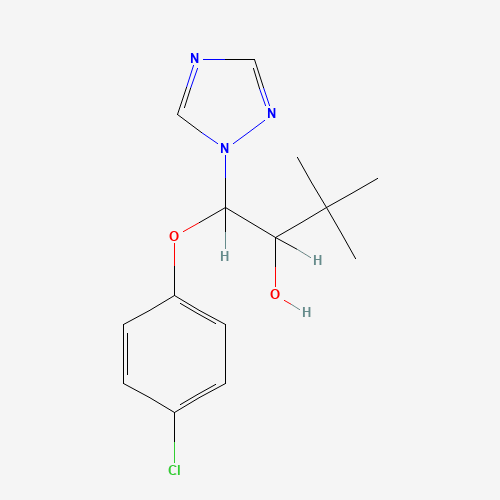 Triadimenol (CAS: 55219-65-3) - Chemical Structure and Molecular Formula 