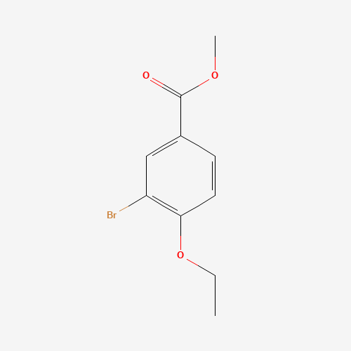 METHYL 3-BROMO-4-ETHOXYBENZOATE (CAS: 24507-28-6) - Chemical Structure and Molecular Formula 