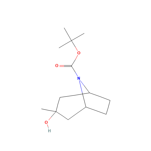 (1R,3R,5S)-tert-butyl 3-hydroxy-3-methyl-8-azabicyclo[3.2.1]octane-8-carboxylate (CAS: 870889-20-6) - Related Chemical Product