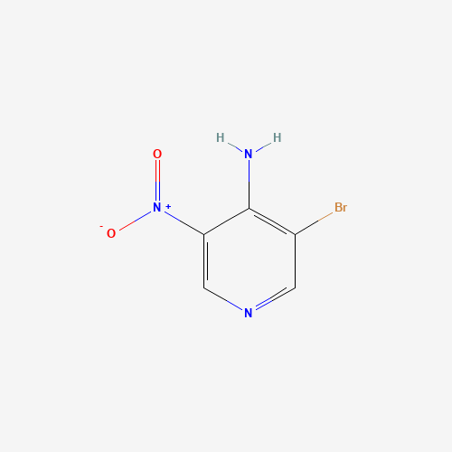 4-AMINO-3-BROMO-5-NITROPYRIDINE (CAS: 89284-05-9) - Chemical Structure and Molecular Formula 
