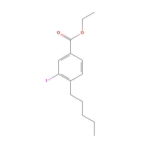 ethyl 3-iodo-4-pentylbenzoate (CAS: 1131614-71-5) - Related Chemical Product