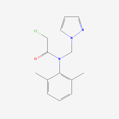 Metazachlor (CAS: 67129-08-2) - Chemical Structure and Molecular Formula 