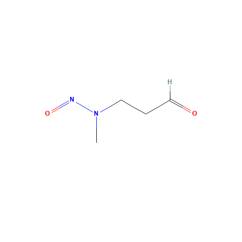 3-methylnitrosaminopropionaldehyde (CAS: 85502-23-4) - Chemical Structure and Molecular Formula 