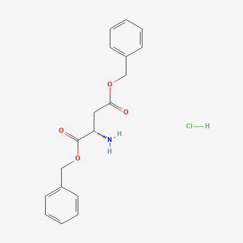 H-ASP(OBZL)-OBZL HCL (CAS: 6327-59-9) - Chemical Structure and Molecular Formula 